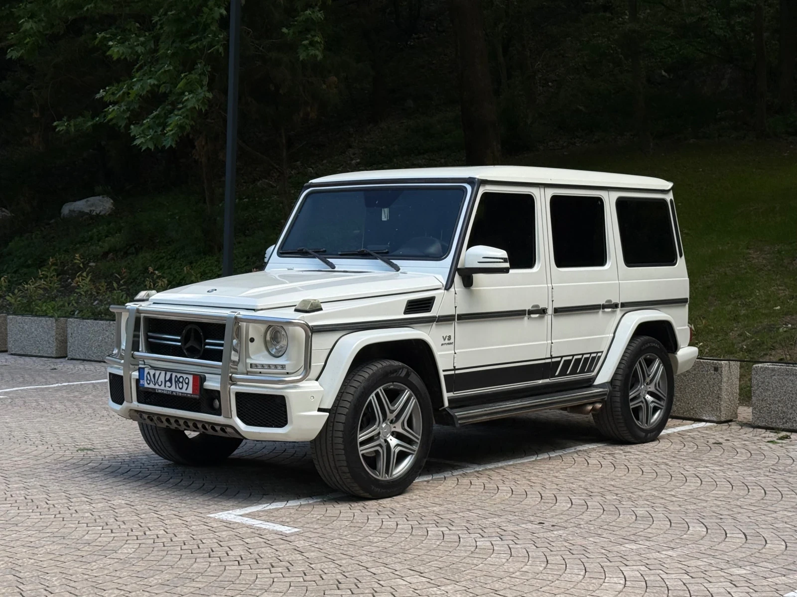 Mercedes-Benz G 500 AMG63 OPTIC* 388к.с* DESIGNO* ОБДУХВАНЕ, снимка 4 - Автомобили и джипове - 54715332