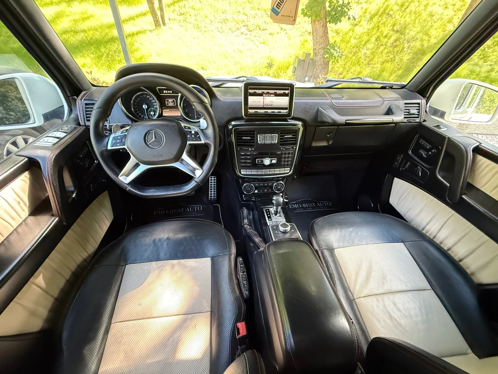 Mercedes-Benz G 500 AMG63 OPTIC* 388к.с* DESIGNO* ОБДУХВАНЕ, снимка 13 - Автомобили и джипове - 54715332