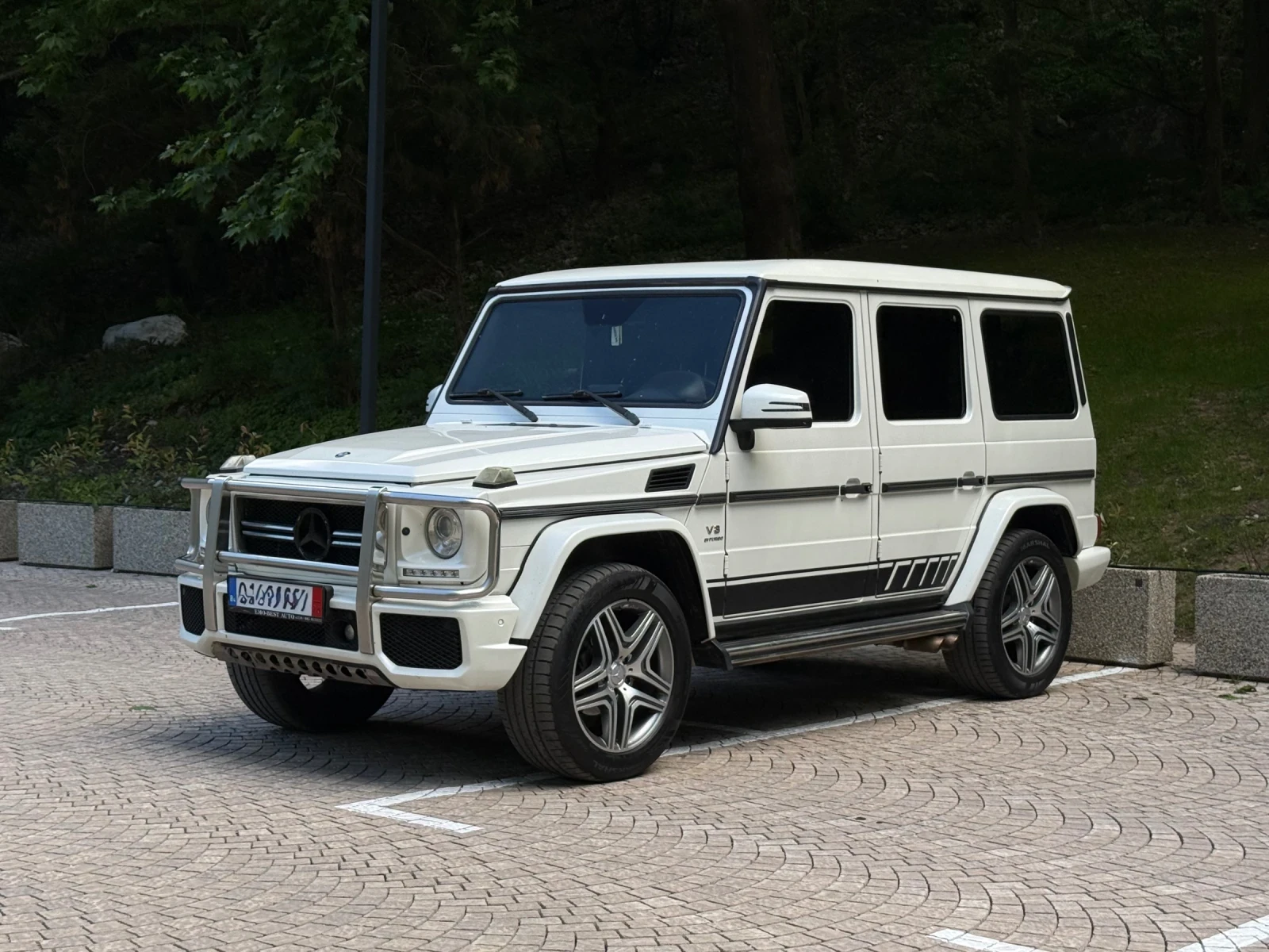 Mercedes-Benz G 500 AMG63 OPTIC* 388к.с* DESIGNO* ОБДУХВАНЕ, снимка 5 - Автомобили и джипове - 54715332