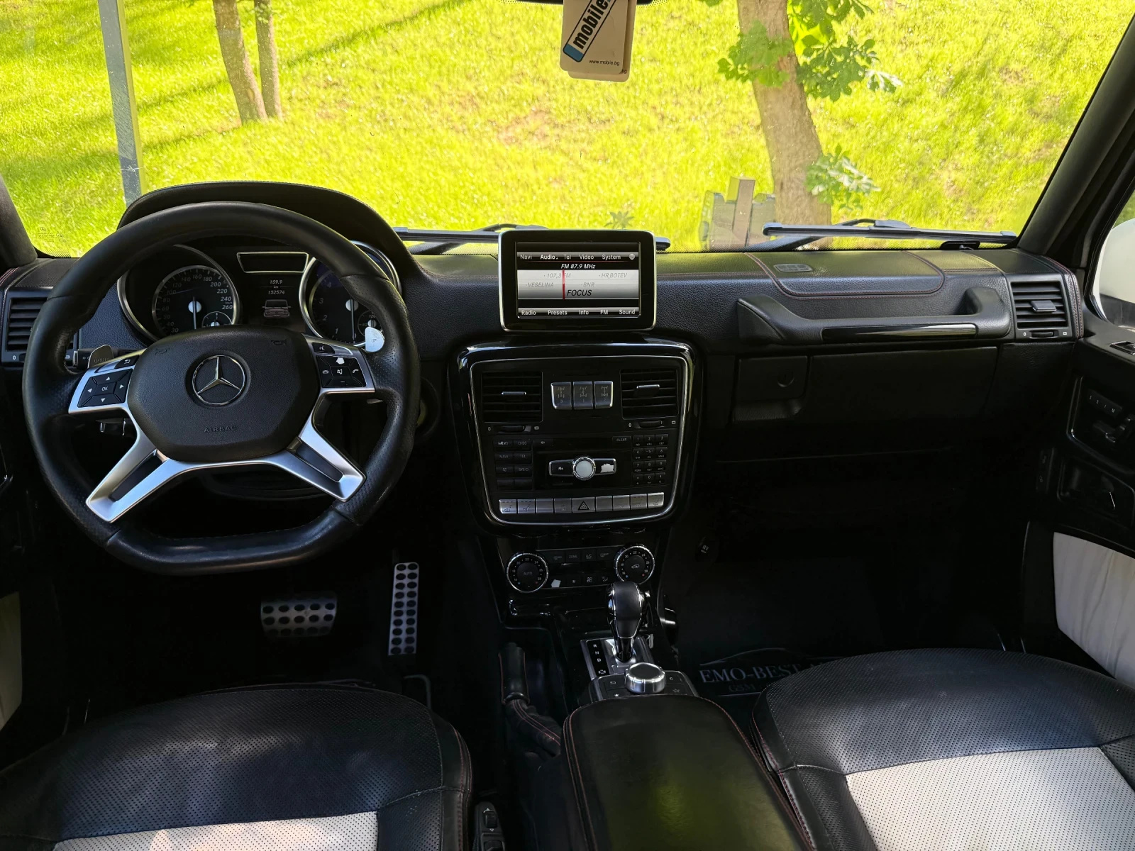 Mercedes-Benz G 500 AMG63 OPTIC* 388к.с* DESIGNO* ОБДУХВАНЕ, снимка 14 - Автомобили и джипове - 54715332