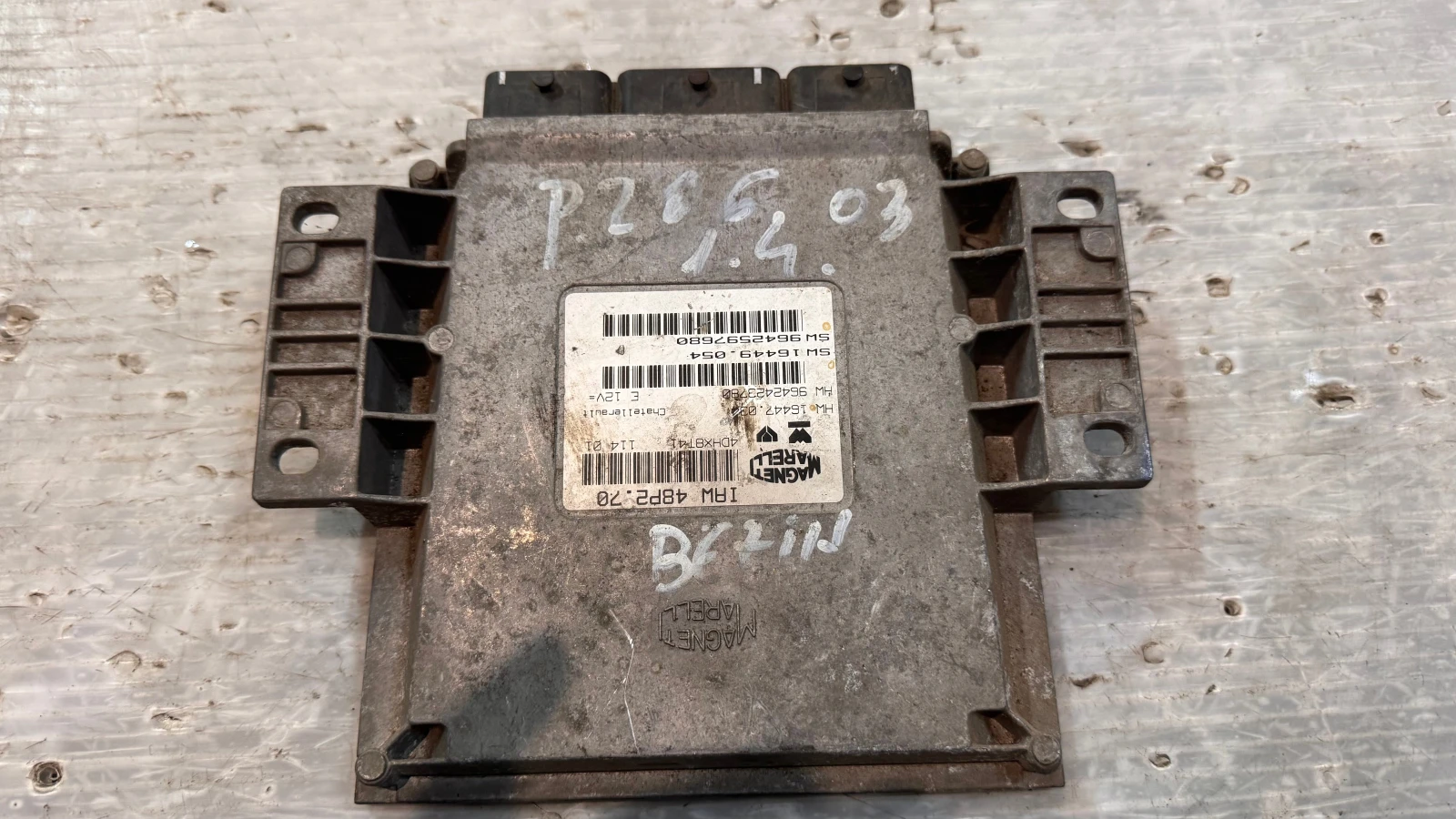    / ECU /    Peugeot 206 - 9642423780 /  9642597680 | Mobile.bg   1