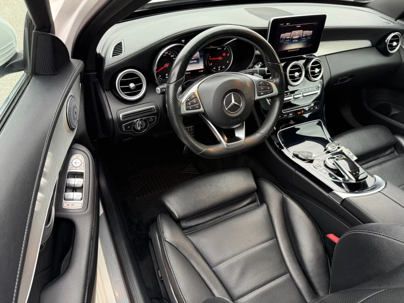 Mercedes-Benz C 220 d AMG line !! 100% РЕАЛНИ КИЛОМЕТРИ - ДОКАЗУЕМИ, снимка 10 - Автомобили и джипове - 52662187
