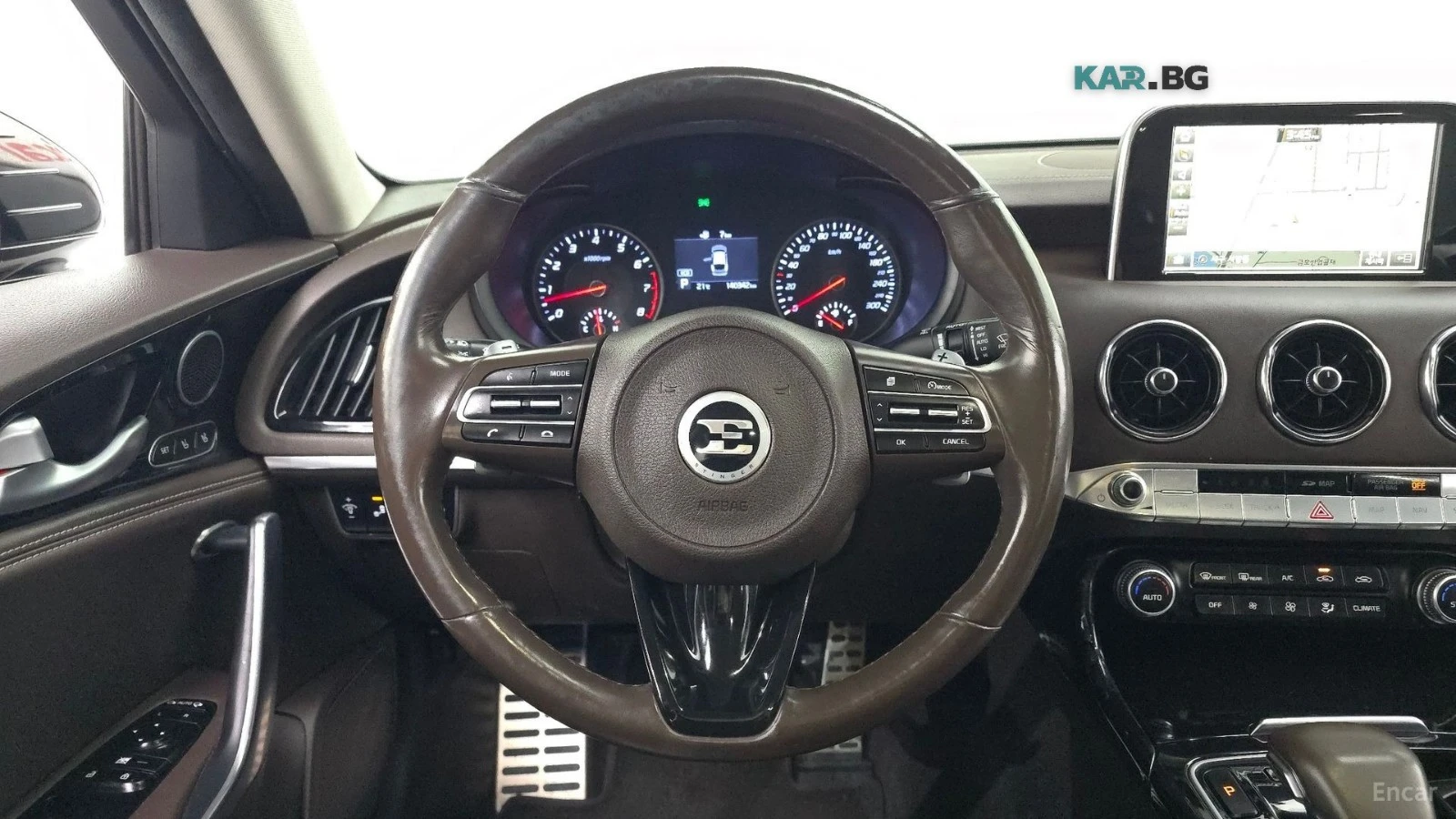 Kia Stinger 3.3* TURBO* AWD* MASTERS* КАМЕРА* ПОДГРЕВ* ОБДУХ* , снимка 6 - Автомобили и джипове - 56103688