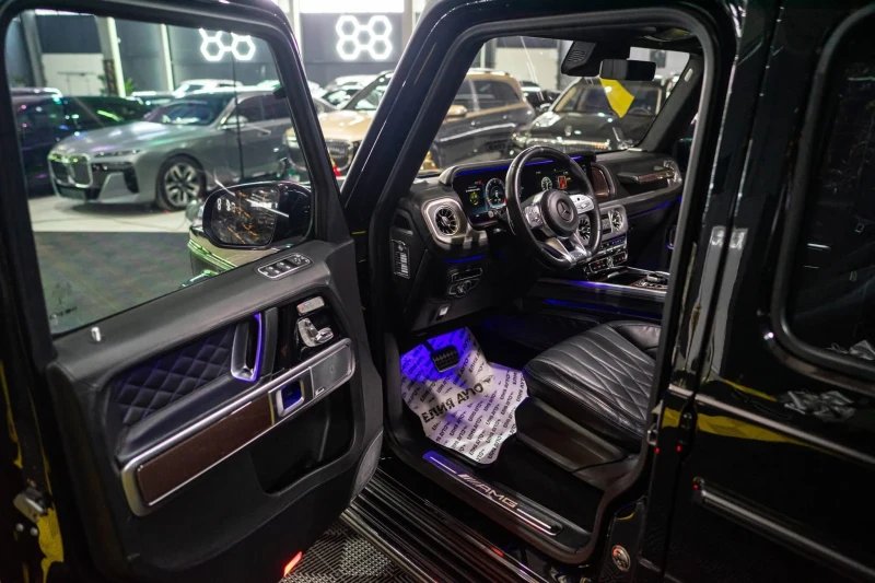 Mercedes-Benz G 63 AMG 4.0 V8 FULL BLACK EDITION CARBON BURM ЛИЗИНГ 100%, снимка 10 - Автомобили и джипове - 53501956