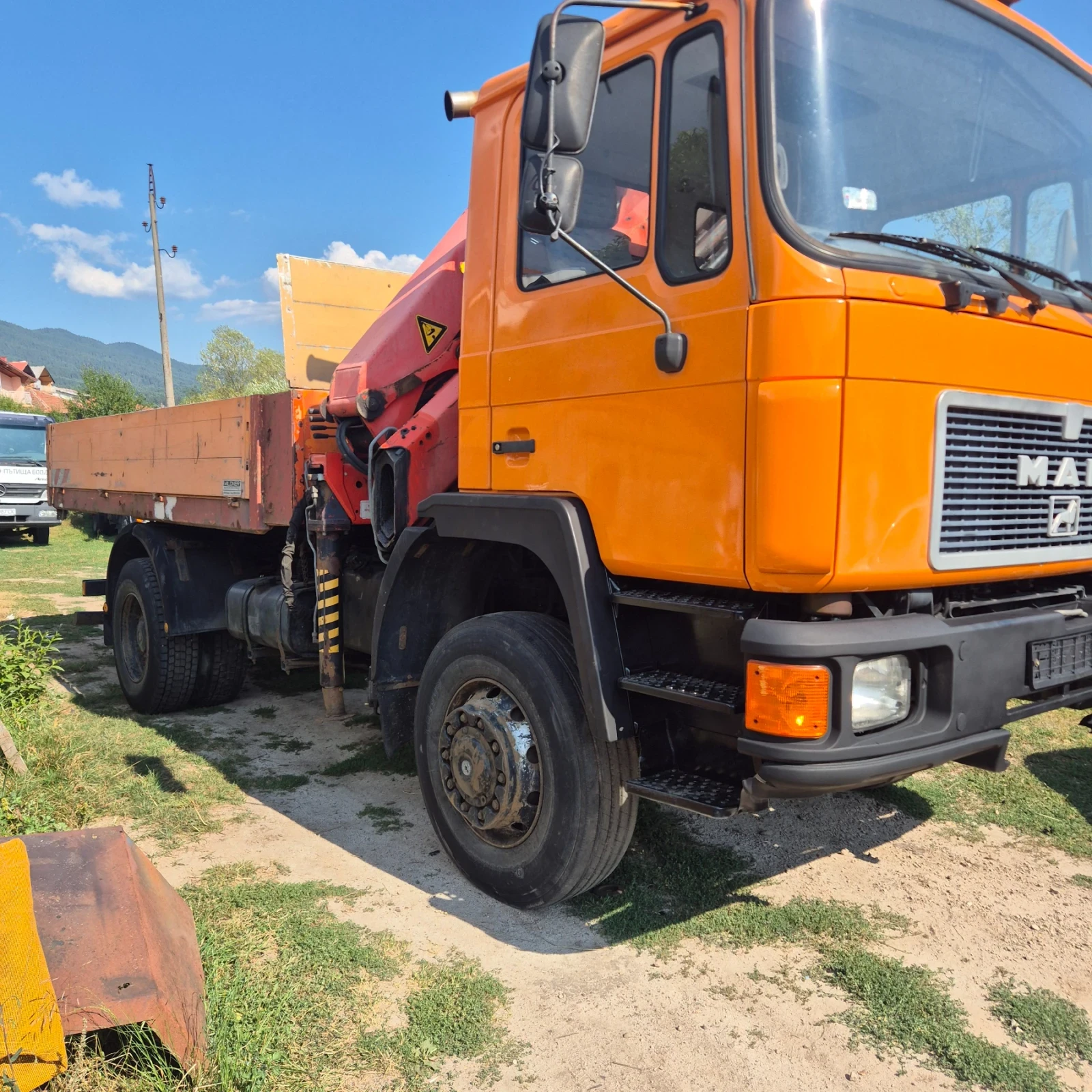 Man 17.232 4x4 13м. Дистанционно , снимка 3 - Камиони - 55826501