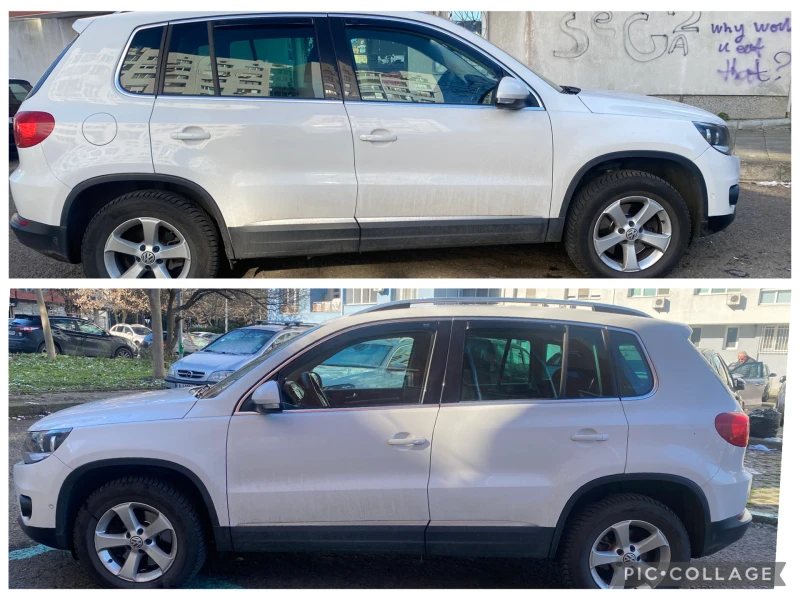 VW Tiguan 2, 0 TDI 4x4 автоматик 189034 км 8 бр Гуми с Джант, снимка 12 - Автомобили и джипове - 53089099