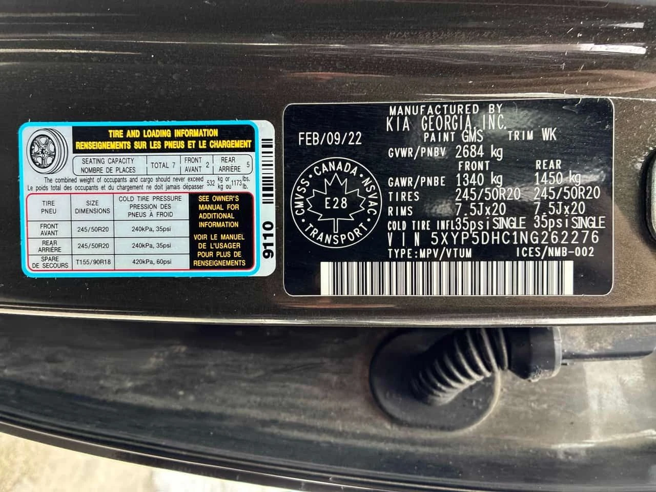 Kia Telluride * AWD * PANO* KEYLESS* ПОДГРЕВ* , снимка 10 - Автомобили и джипове - 54145032