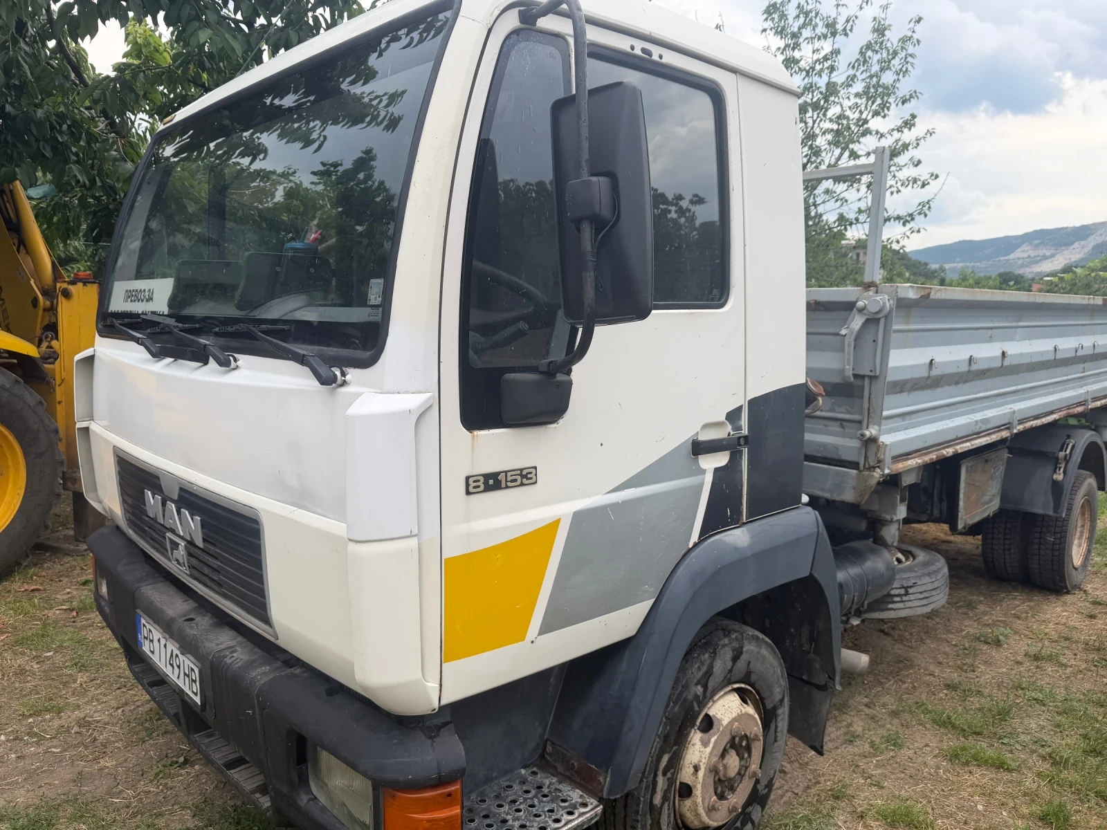 Man 8.153 Тристранен самосвал, снимка 3 - Камиони - 55064085