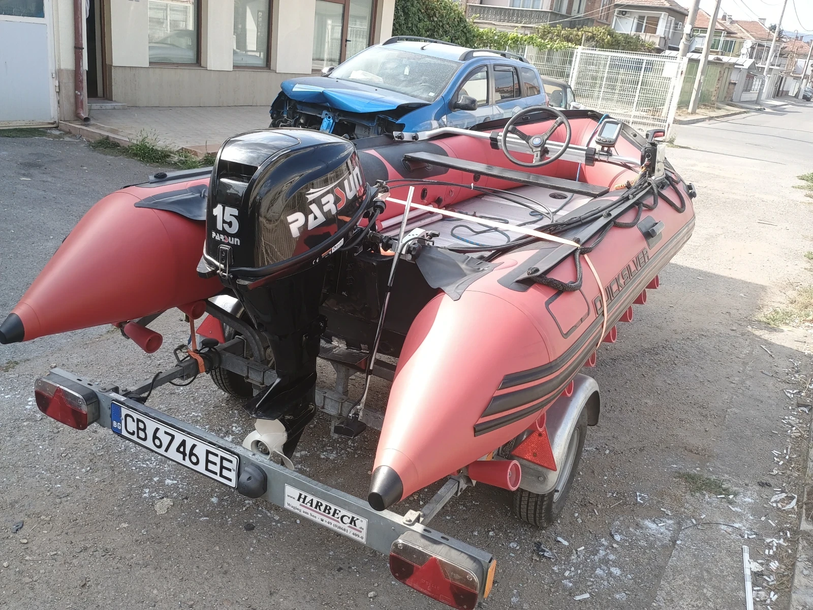 Надуваема лодка Quicksilver HD 380 Heavy Duty , снимка 4 - Воден транспорт - 55931083
