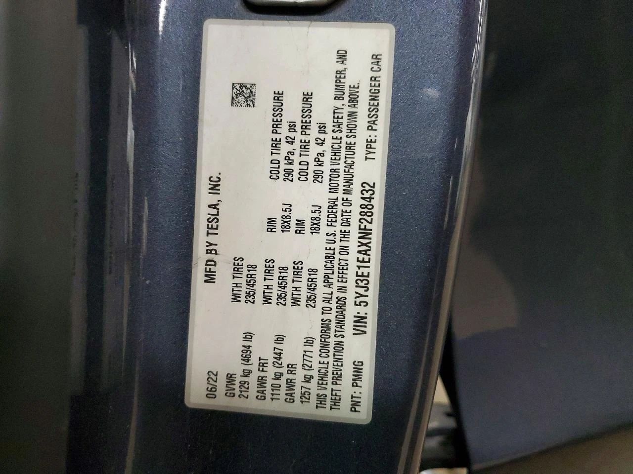 Tesla Model 3, снимка 12 - Автомобили и джипове - 54624004