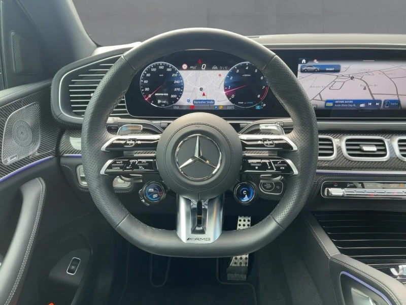 Mercedes-Benz GLE 63 S AMG /4-MATIC/COUPE/FACELIFT/CARBON/BURM/PANO/HEAD UP/, снимка 9 - Автомобили и джипове - 52009844