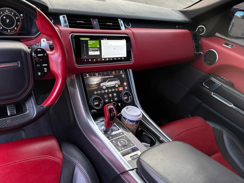 Land Rover Range Rover Sport 2019 SPORT SVR * БЕЗ ПЪРВОНАЧАЛНА ВНОСКА, снимка 8 - Автомобили и джипове - 52824773