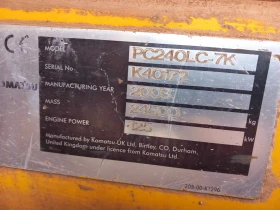 Багер Komatsu PC240LC, снимка 6