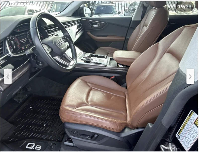 Audi Q8 3.0T* ОБДУХВАНЕ* 360КАМЕРА* LANE* ASSIST* МЪРТВА* , снимка 15 - Автомобили и джипове - 53084705