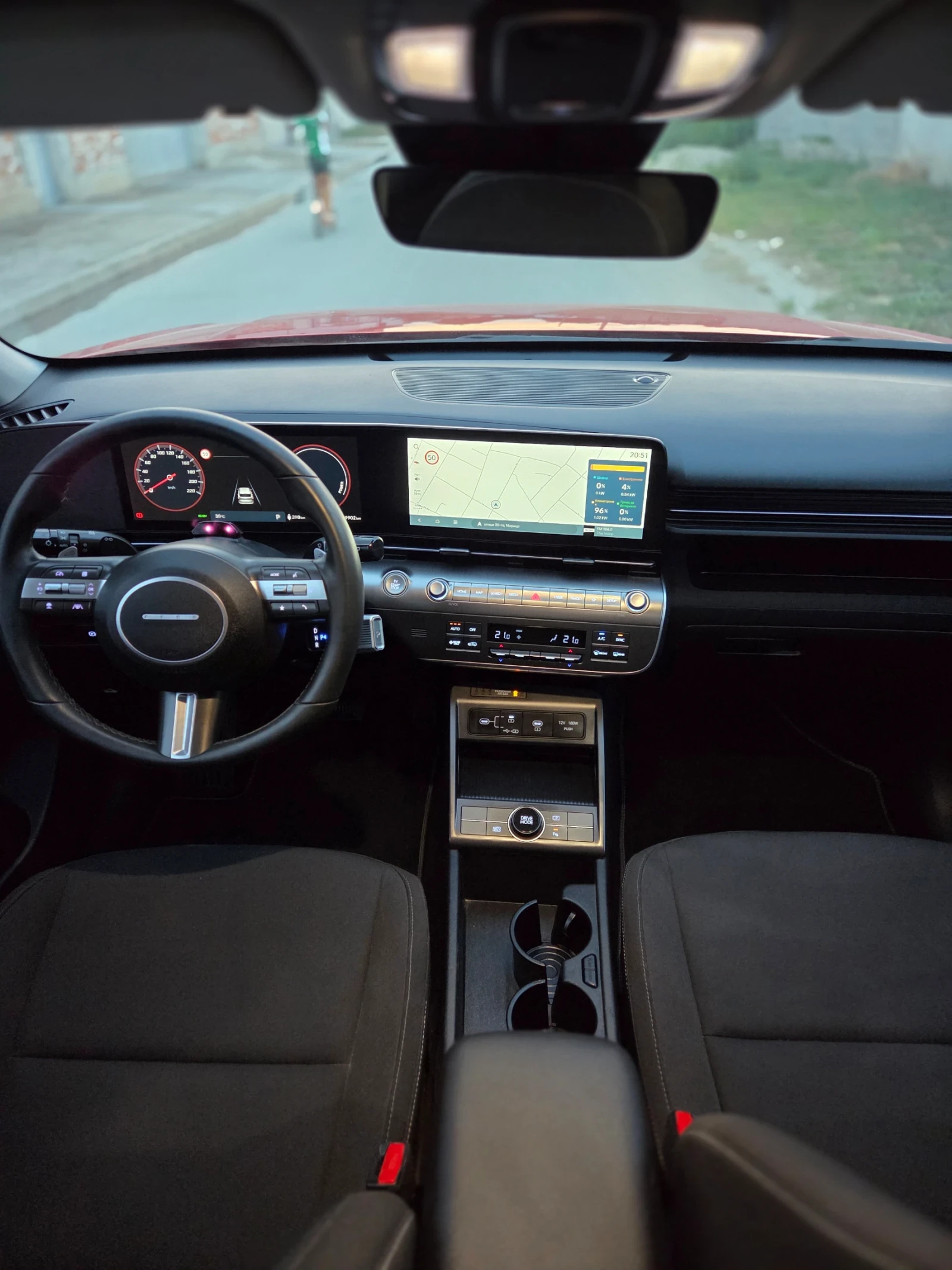 Hyundai Kona E-Kona /Гаранционна/29000КМ/Като нова, снимка 11 - Автомобили и джипове - 55317101