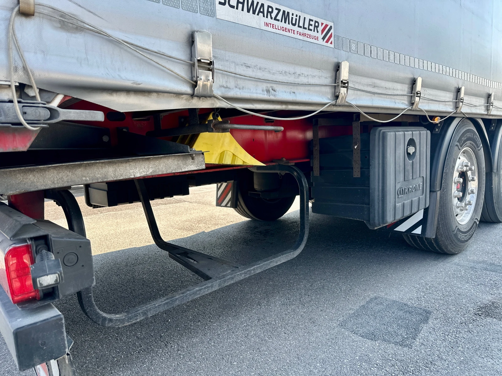 Полуремарке Schwarzmuller повдигащ таван, две богета, ALCOA, палетоносач, снимка 13 - Ремаркета - 53734616