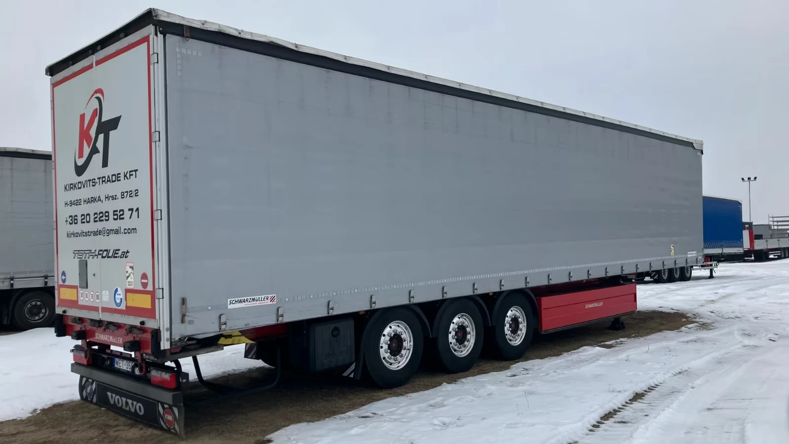 Полуремарке Schwarzmuller повдигащ таван, две богета, ALCOA, палетоносач, снимка 5 - Ремаркета - 53734616