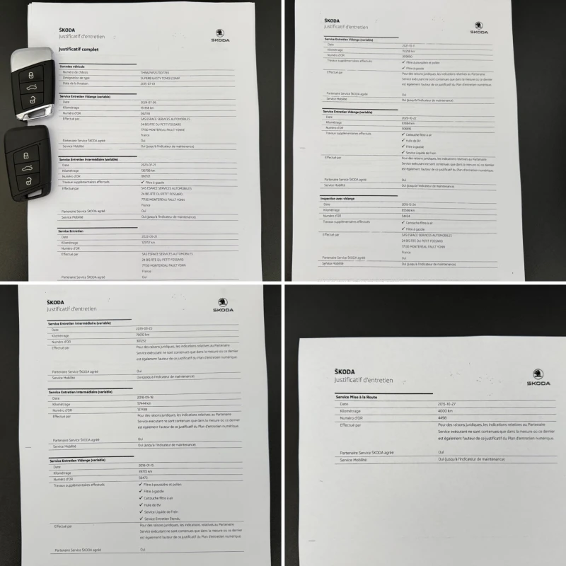 Skoda Superb 2.0TDI* 190к.с* СЕРВИЗНА КНИЖКА С ПЪЛНА ИСТОРИЯ , снимка 17 - Автомобили и джипове - 49821730