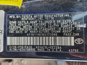 Toyota Camry 2.5L 4 Front-wheel Drive - 21200 лв. / 10839.39 € - 89099200 5