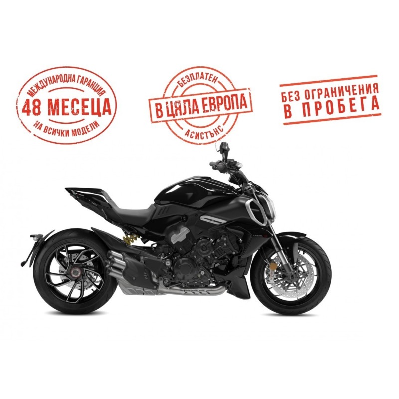 Ducati Diavel V4 BLACK, снимка 1 - Мотоциклети и мототехника - 44079385