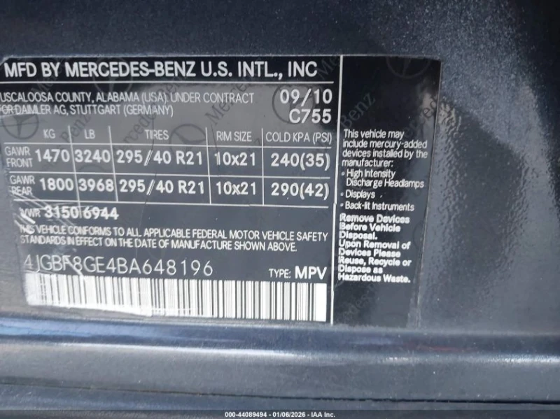 Mercedes-Benz GL 550 5.5l 4Matic, снимка 9 - Автомобили и джипове - 53187254