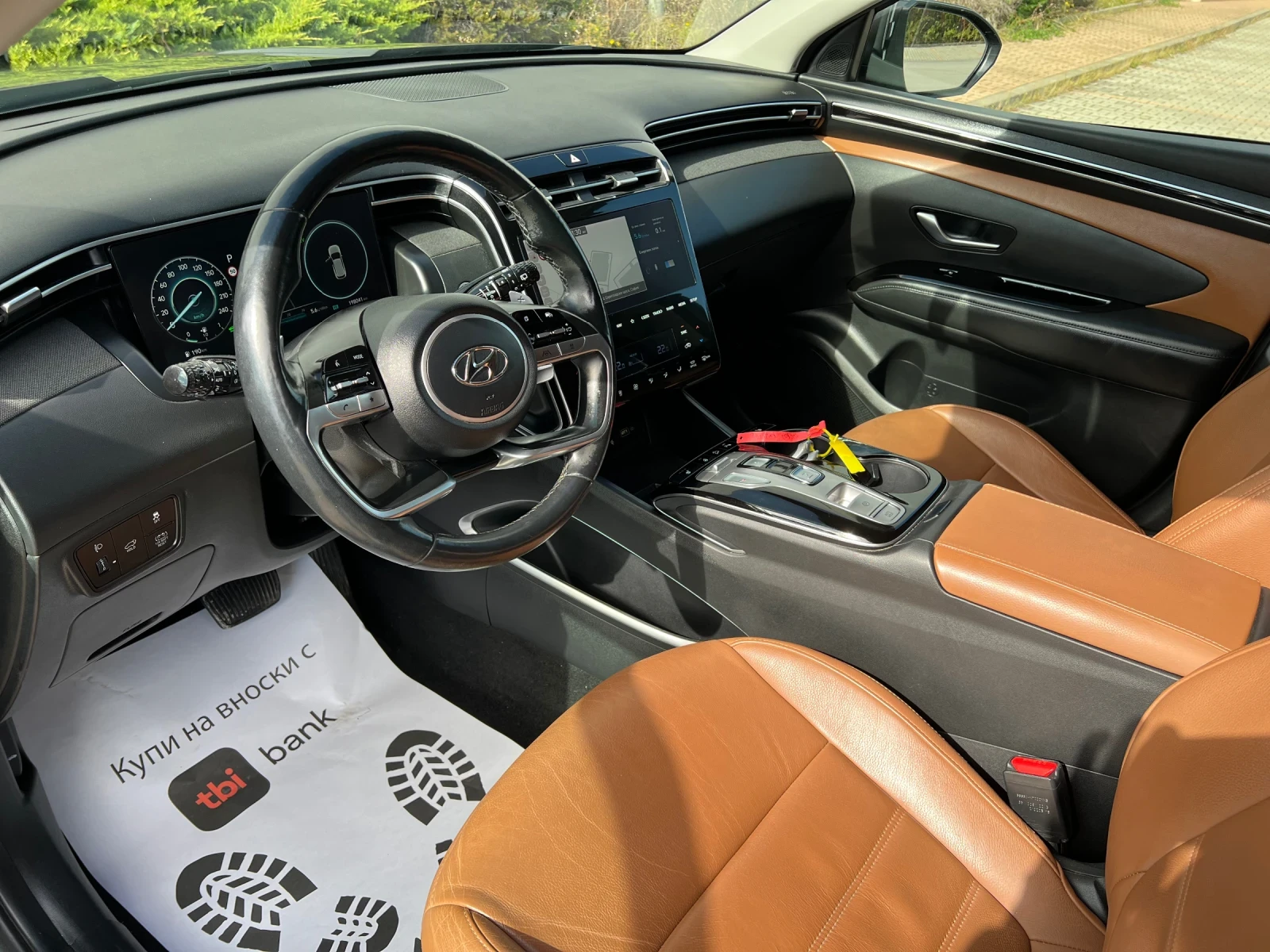 Hyundai Tucson 1.6T-GDI-Hybryd-Exellenc-Лизинг през Уникредит по  - изображение 10
