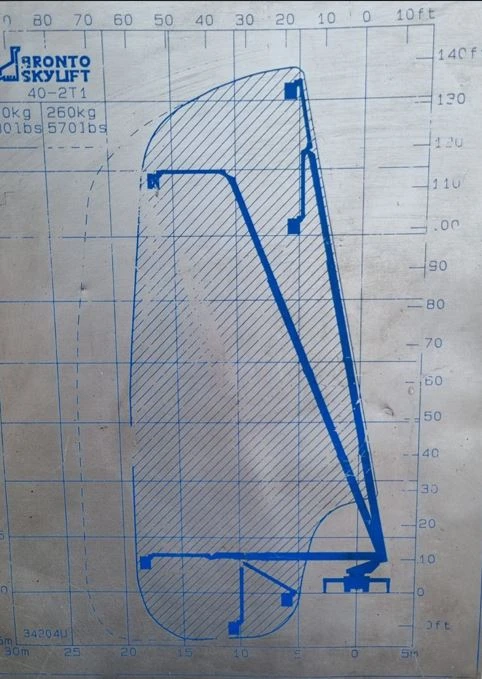 Автовишка Друга марка BRONTO SKYLIFT 40-2T1, снимка 15 - Индустриална техника - 53970866