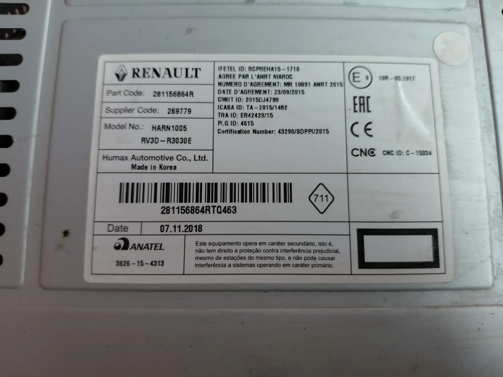 281156864R ����� CD DACIA LOGAN, SANDERO, DOKKER 281156864R � ��� | Mobile.bg � ����������� 3
