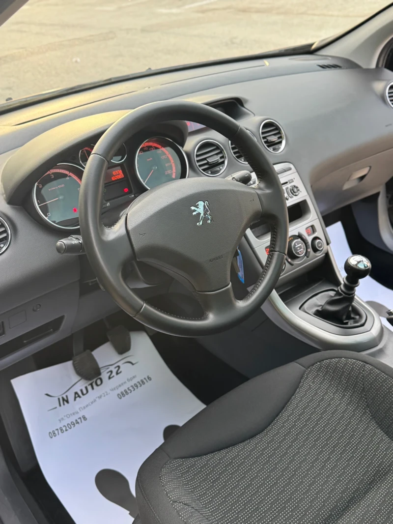 Peugeot 308 1, 6HDI 110k.c., снимка 10 - Автомобили и джипове - 52190023