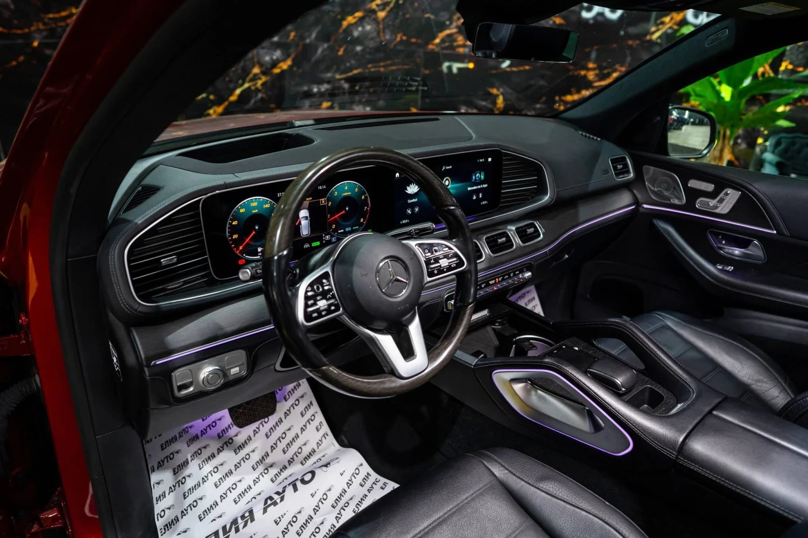 Mercedes-Benz GLE 450 I 4MATIC FULL AMG LINE LED ПАНО BURM ЛИЗИНГ 100%, снимка 11 - Автомобили и джипове - 55085419