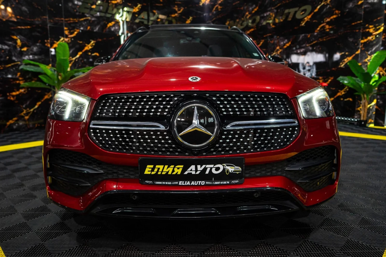 Mercedes-Benz GLE 450 I 4MATIC FULL AMG LINE LED ПАНО BURM ЛИЗИНГ 100%, снимка 3 - Автомобили и джипове - 55085419