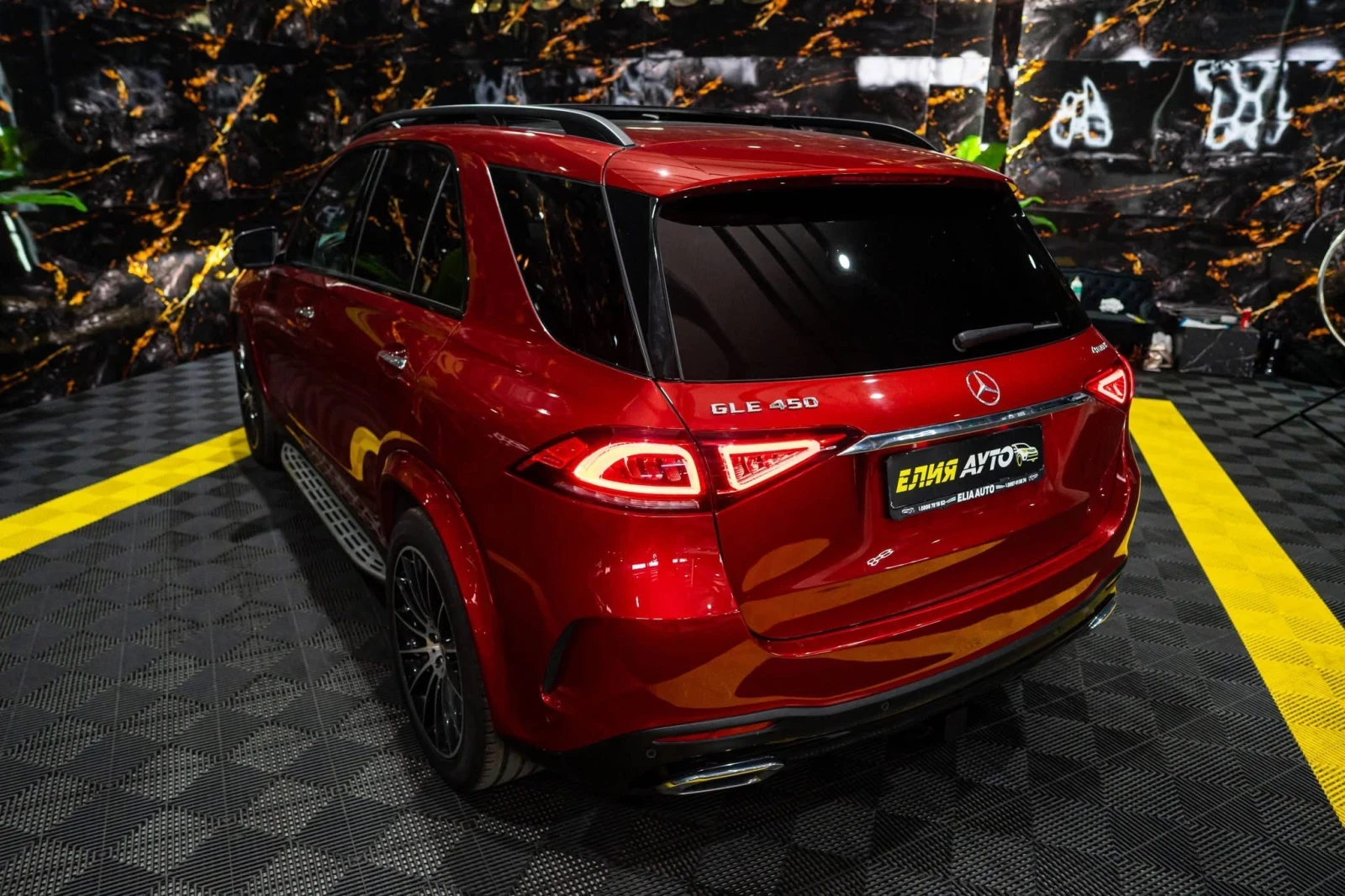 Mercedes-Benz GLE 450 I 4MATIC FULL AMG LINE LED ПАНО BURM ЛИЗИНГ 100%, снимка 7 - Автомобили и джипове - 55085419