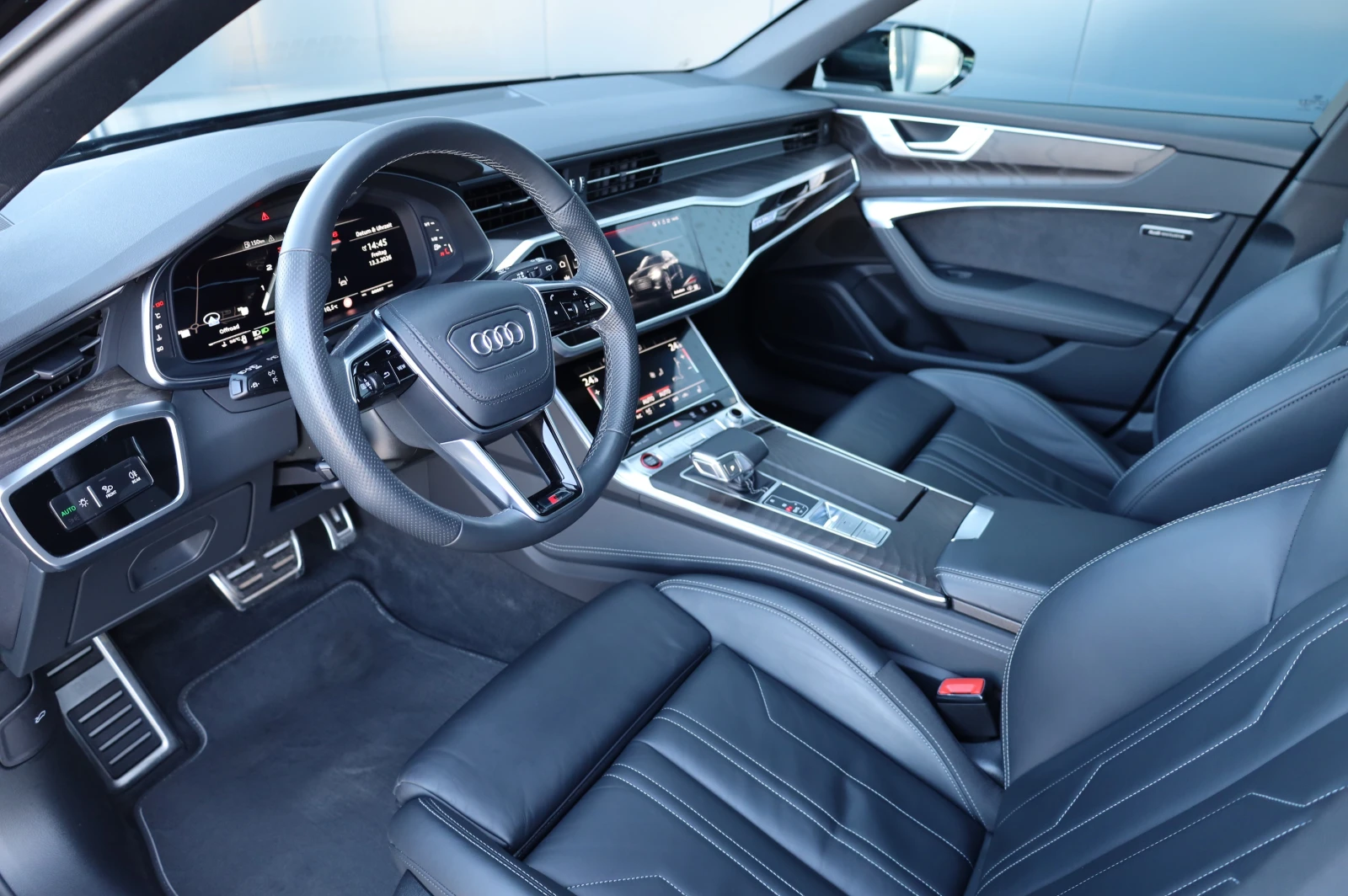 Audi S6 AUDI EXCLUSIVE* HD MATRIX LIGHTS* B&O* PANO* 360* , снимка 9 - Автомобили и джипове - 53835458