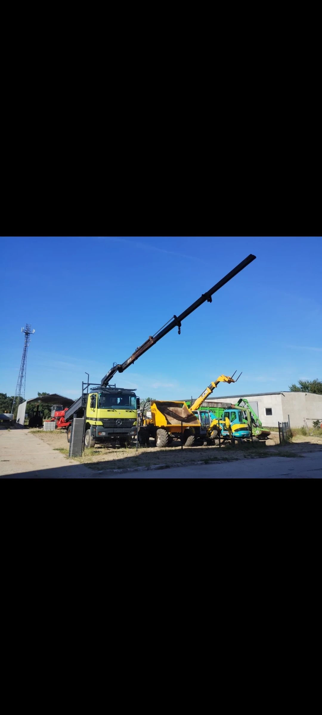 Mercedes-Benz Actros 4x4 самосвал с кран  - изображение 5