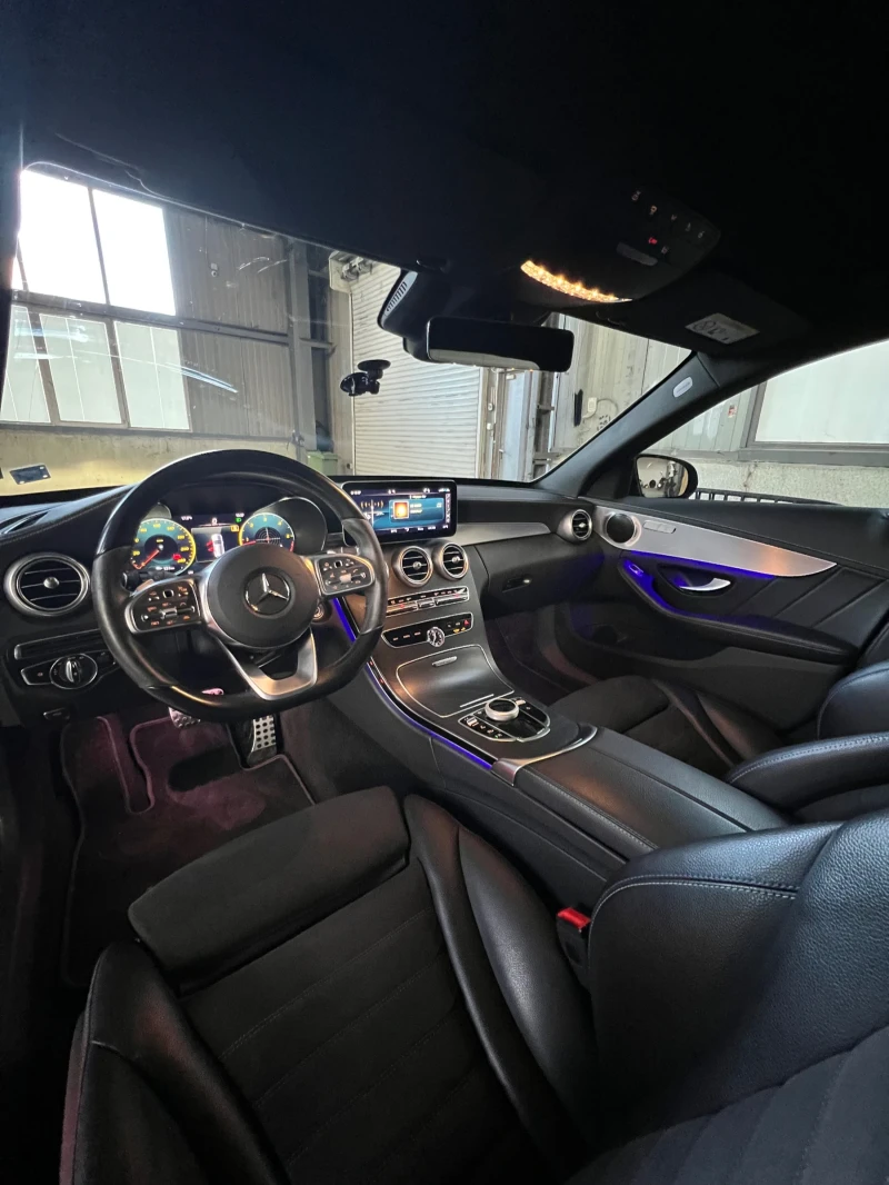 Mercedes-Benz C 220 AMG line Night Edition 9-G Tronic, снимка 10 - Автомобили и джипове - 52204206