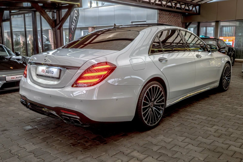 Mercedes-Benz S 400 AMG/4Matic/Ambient/Burmester/Long/Panorama/Камера , снимка 6 - Автомобили и джипове - 53235077