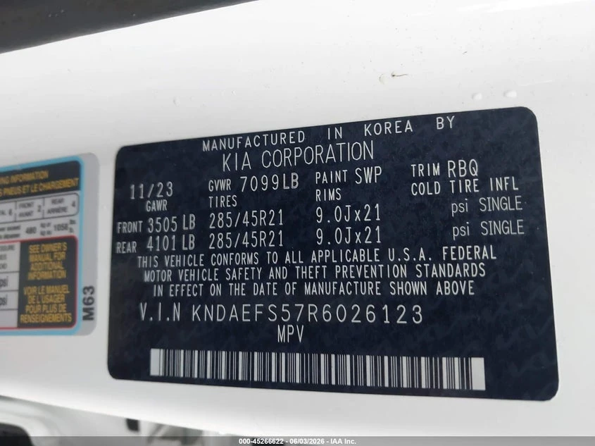 Kia EV9 Gt-Line, снимка 9 - Автомобили и джипове - 54906256