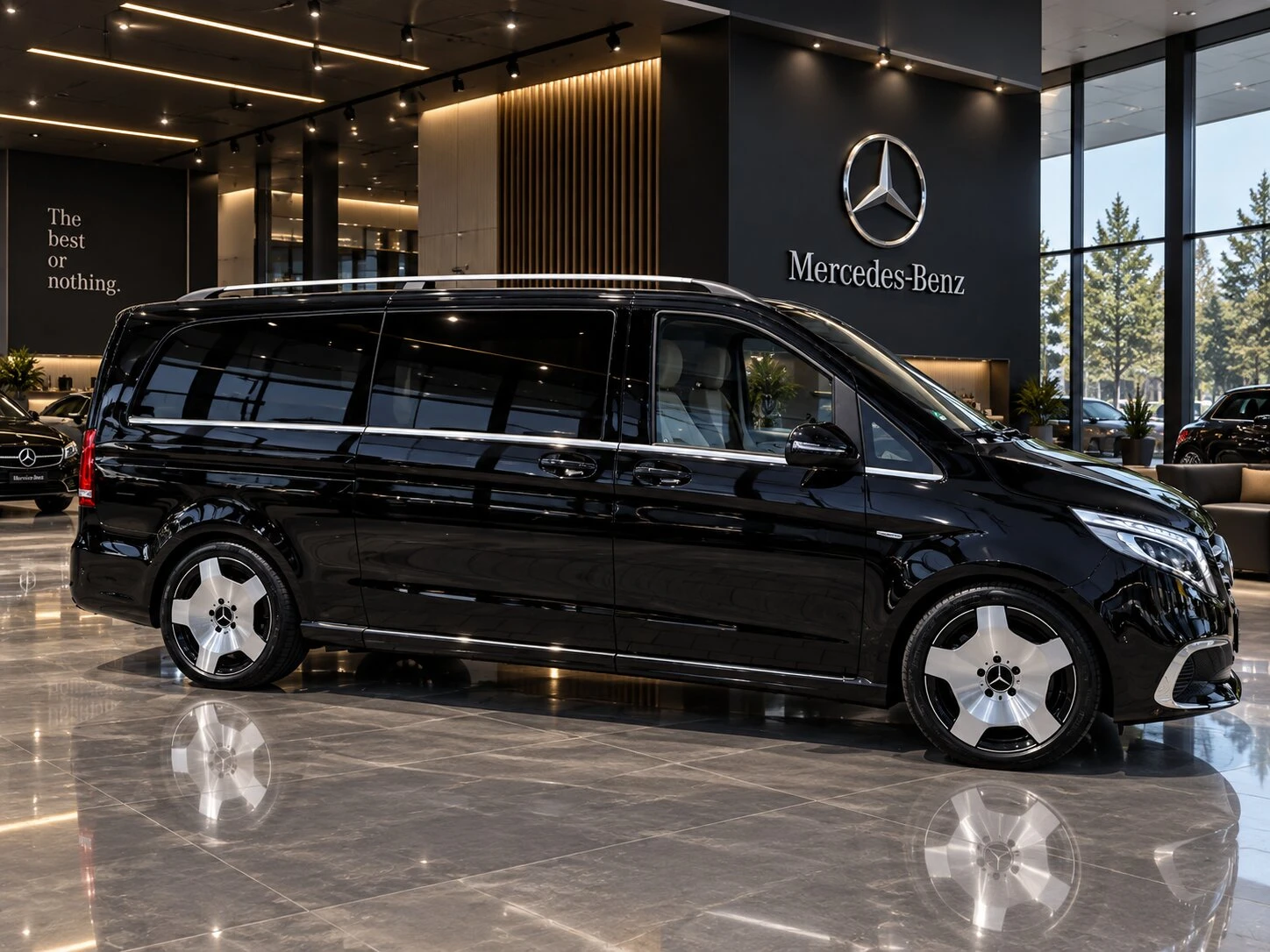 Mercedes-Benz V 300 V250 4MATIC* AMG* EXTRA LONG* VIP, снимка 5 - Автомобили и джипове - 56108288