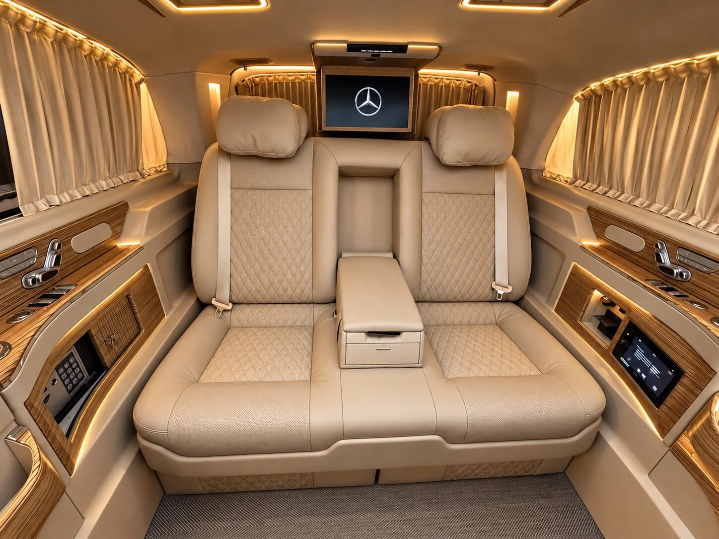 Mercedes-Benz V 300 V250 4MATIC* AMG* EXTRA LONG* VIP, снимка 12 - Автомобили и джипове - 56108288