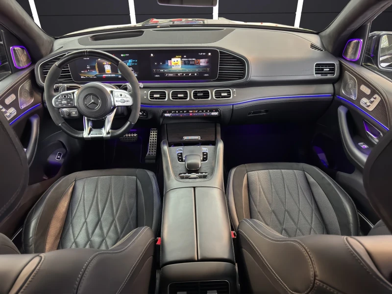 Mercedes-Benz GLE 63 S AMG BURMESTER 3D* 22* PANO* DISTR* 360* EXCLUSIVE* , снимка 13 - Автомобили и джипове - 52102119