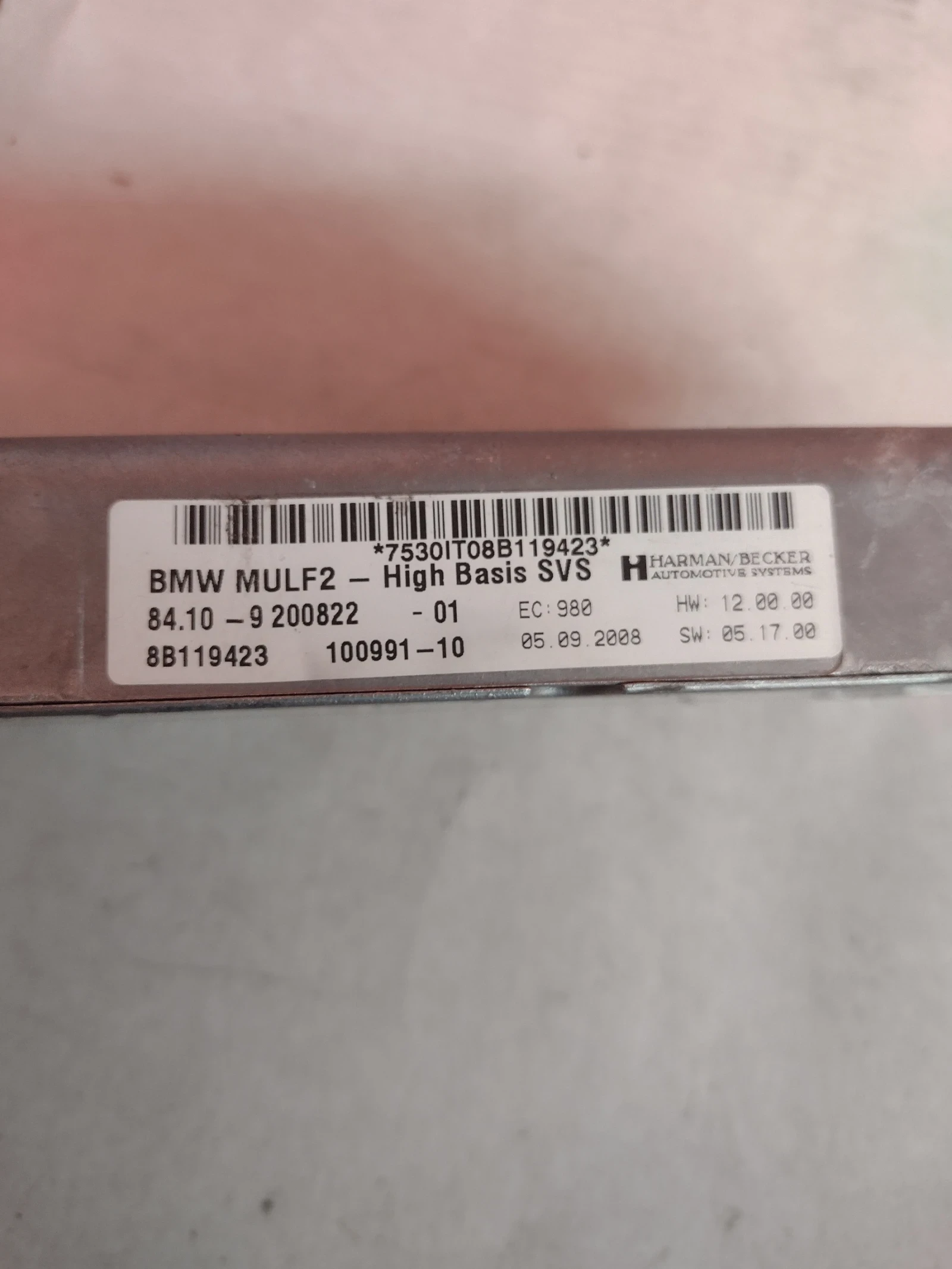 30- 68296346 -4 Bluetooth ��������� ����� BMW X5 E70 3.0D (2006-2013)  3068296346  6434A-MULF2 | Mobile.bg � ����������� 3