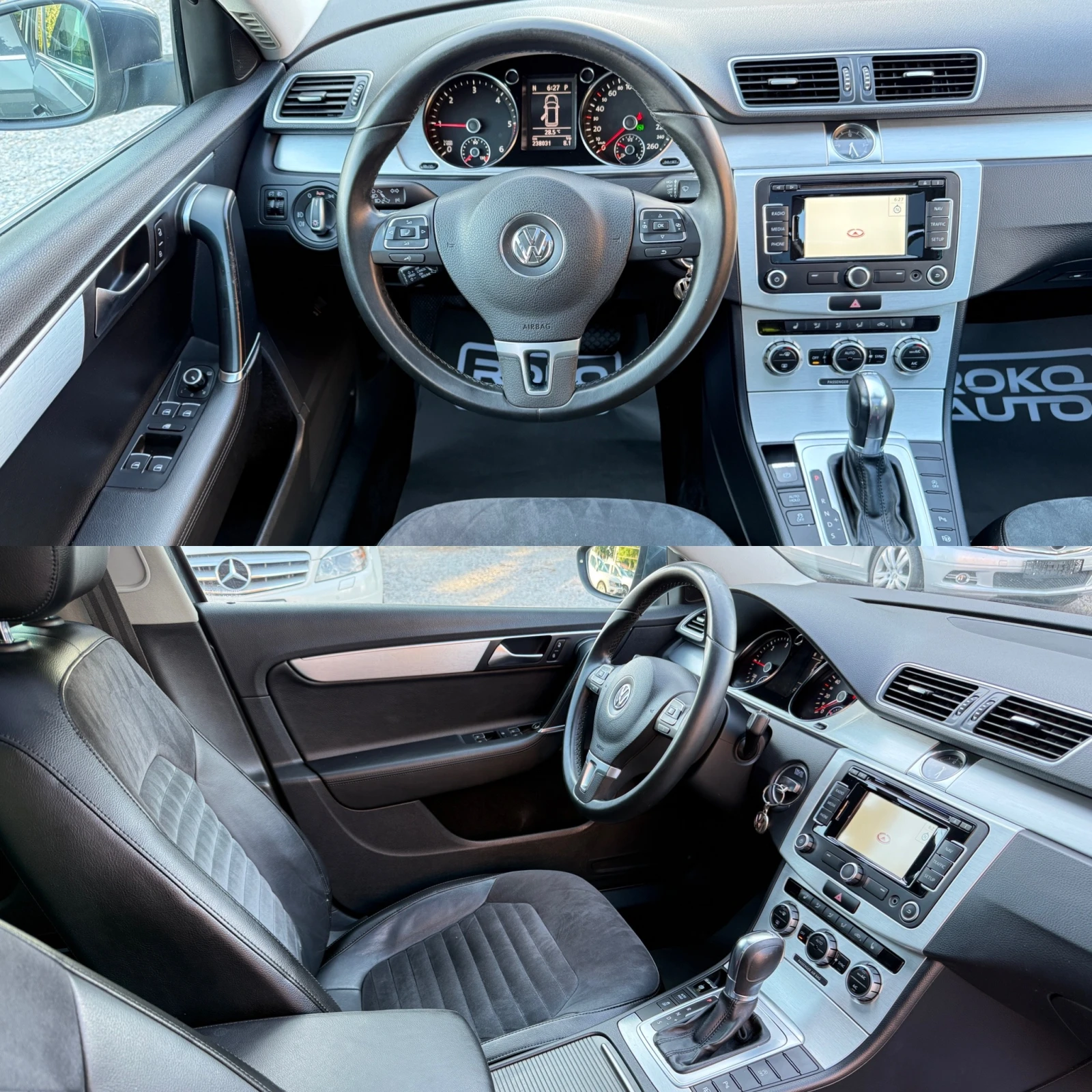 VW Passat 2.0TDI/177к.с./АВТОМАТ/КОЖА/ПОДГРЕВ/НАВИГАЦИЯ/, снимка 11 - Автомобили и джипове - 54389759