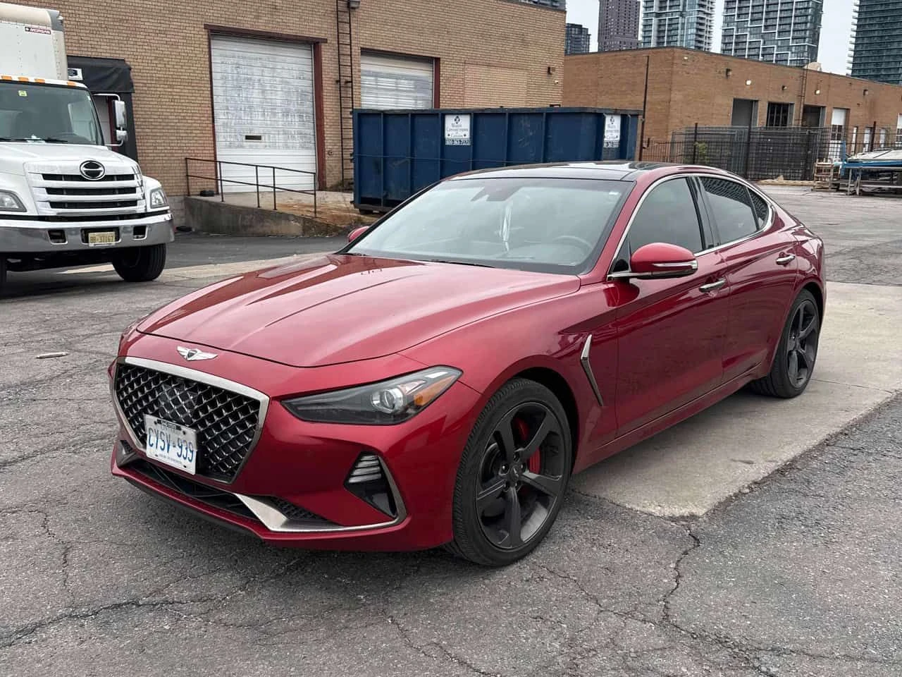 Genesis G70 * 3.3T Sport * 360 * ДИСТРОНИК * ОБДУХВАНЕ, снимка 17 - Автомобили и джипове - 54720242