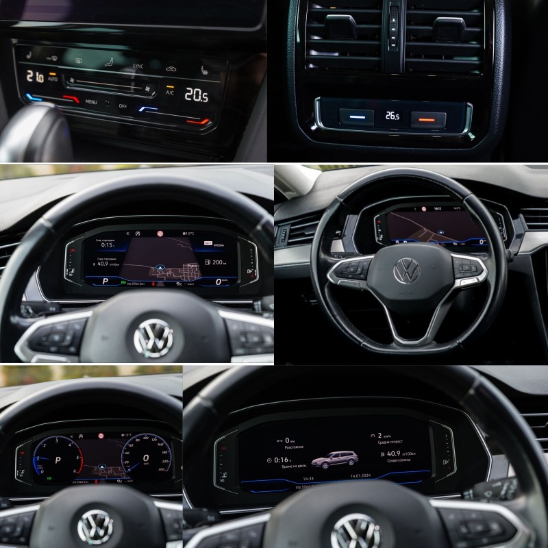 VW Passat 200кс. VirtualCockpit, IQ-light, 360 Камера, снимка 13 - Автомобили и джипове - 46025192