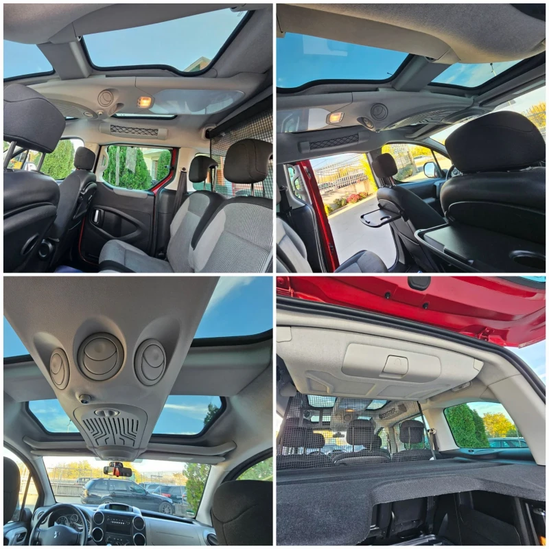 Peugeot Partner 1.6 HDI/PANORAMA/FAMILY, снимка 13 - Автомобили и джипове - 52406124