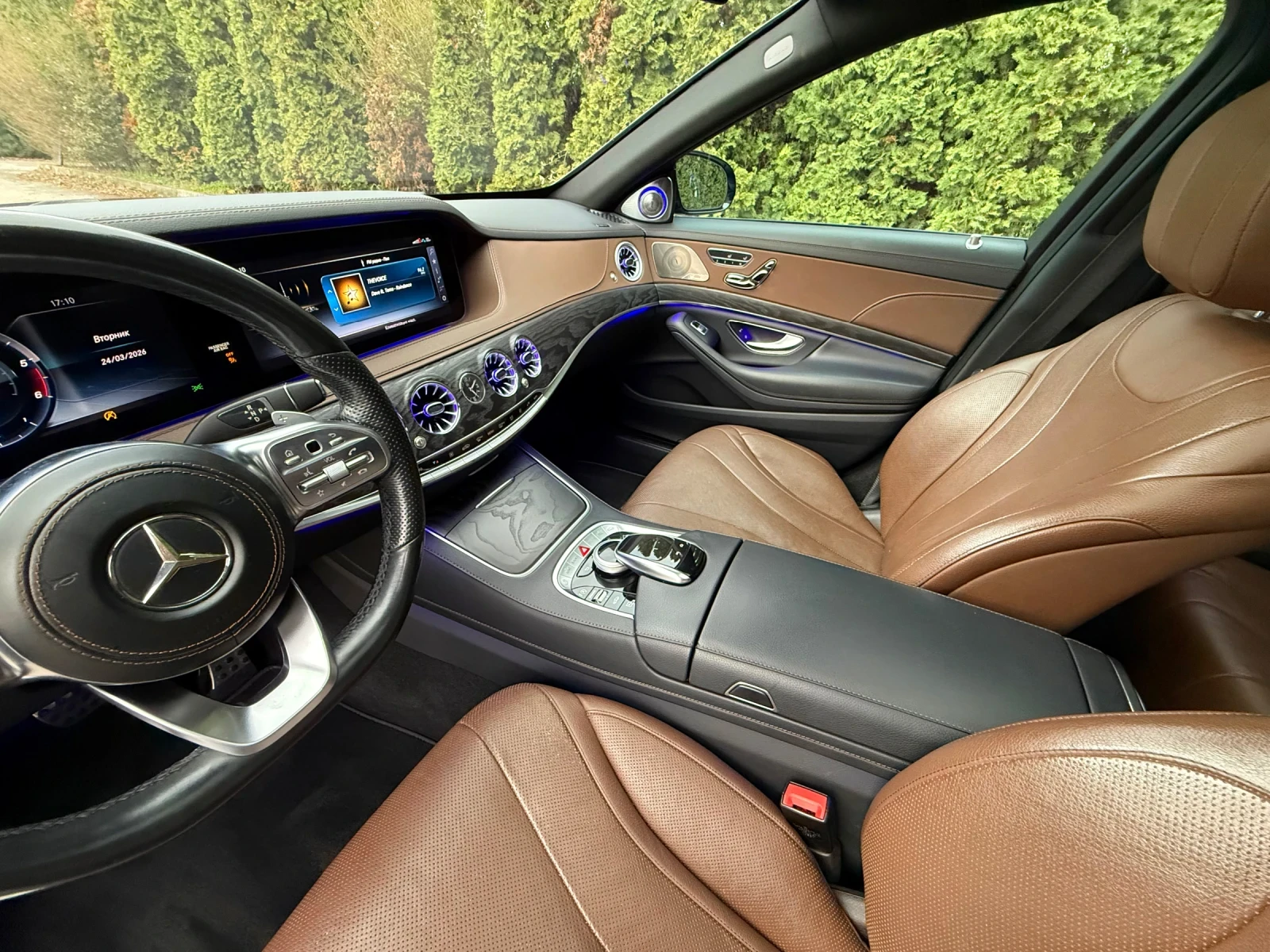 Mercedes-Benz S 350 d AMG/4Matic/Burmaster/Multibeam/Night, снимка 9 - Автомобили и джипове - 53964211