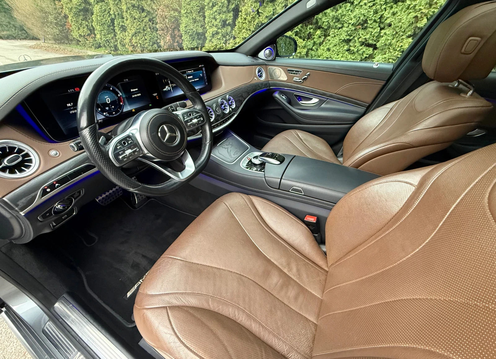 Mercedes-Benz S 350 d AMG/4Matic/Burmaster/Multibeam/Night, снимка 8 - Автомобили и джипове - 53964211