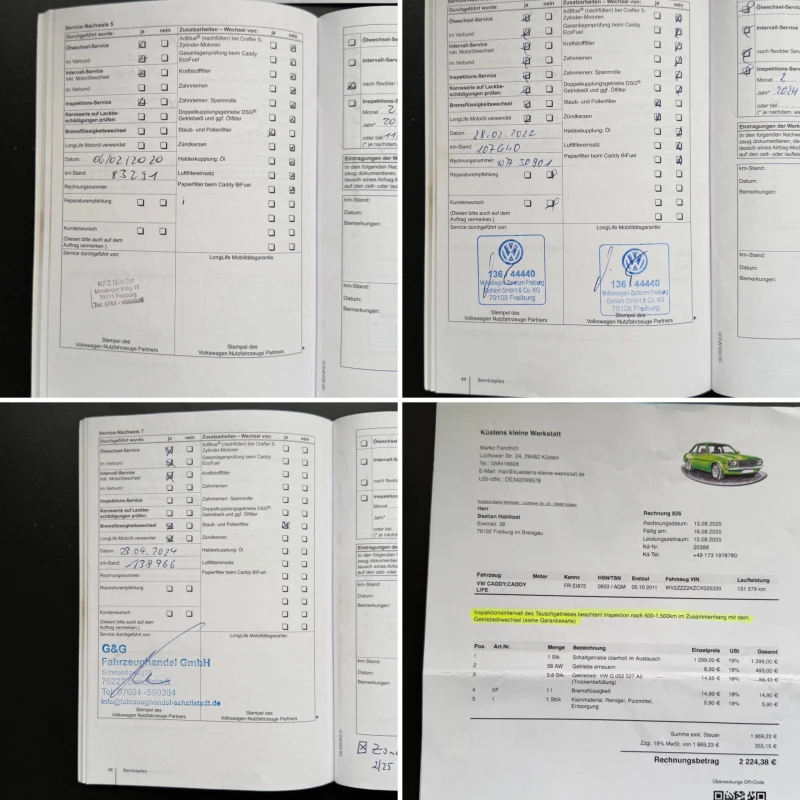 VW Caddy 2.0 EcoFuel(фабричен метан) СЕРВИЗНА ИСТОРИЯ, снимка 17 - Автомобили и джипове - 53564505