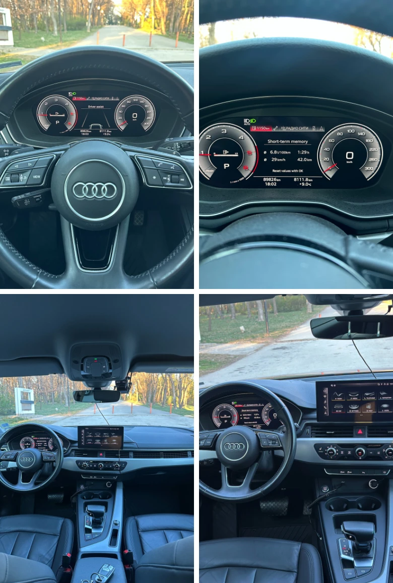 Audi A4 2.0TDI 136hp * Hybrid* LED* Distronic* , снимка 11 - Автомобили и джипове - 49590121