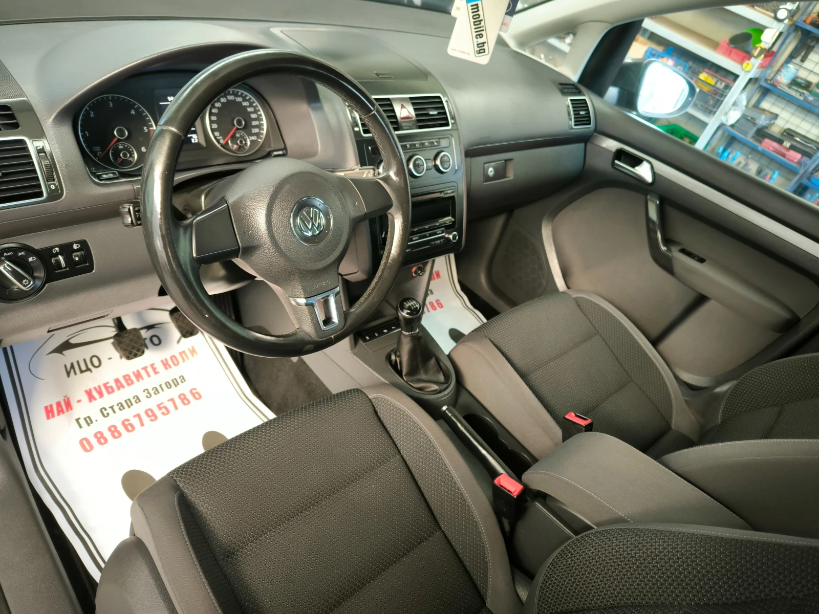 VW Touran T.D.i.-105k.c.6ckopocти, ЕВРО 5В! - изображение 9